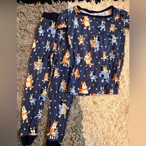 Little Sleepies Bluey Pajama Set short sleeve